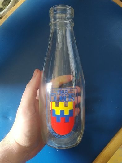Dublin Millennium milk bottle
