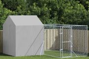Outdoor Dog Kennel with Roof
