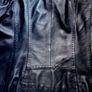 women's navy real leather jackets Image 4