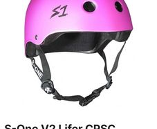 S1 pink helmet