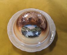 Beautiful Butter Dish - Meeting Of The Waters,Killarney