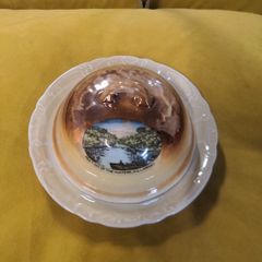 Beautiful Butter Dish - Meeting Of The Waters,Killarney