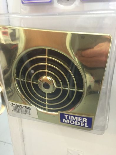 4" Brass Effect Fans Standard