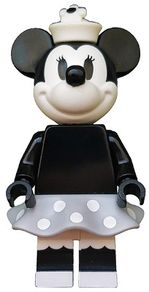 Lego Vintage Minnie, Dis025 ,Disney, Series 2