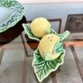 Vintage Collectable Portuguese Lemon Salt and Pepper Shakers Bordallo Pinheiro Image 4