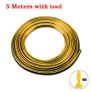 Universal Car Moulding Decoration Flexible Strips 5M Interior Auto Mouldings Car Cover Trim Dashboard Door Edgein Car-styling Image 3
