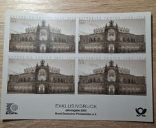 Germany 2003 Association of German Philatelists Annual Presentation "Semperoper" - free standard postage