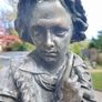 Large heavy garden statue of Beethoven, metal, D18 Image 9