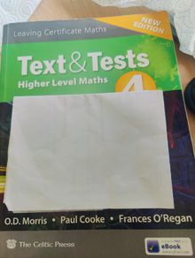 Text and Tests 4 Higher Level Maths