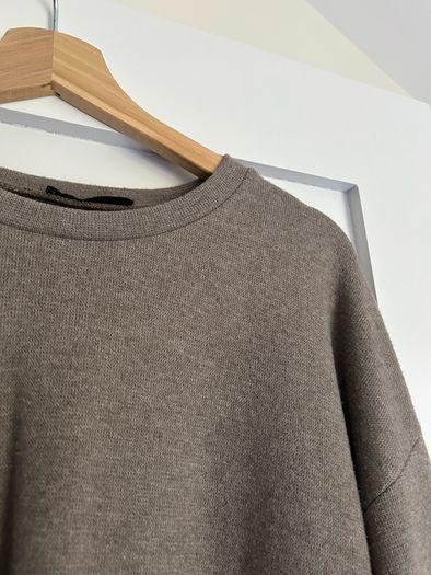 Zara top long sleeve grey Size S