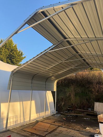 20ft x 20ft Heavy Duty Metal Carport Shelter