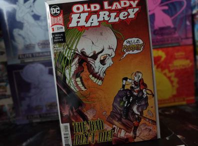 Old Lady Harley ! First Issue ! The Bad Don't Die ! 2018 ! by DC Comics ! Harley Quinn !