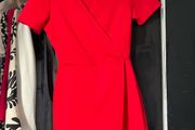 Red Mini Skort Dress