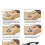 Wilkinson Machine Heads E-Z Loking tuners 6 In line black Image 2