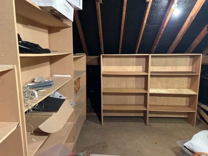 Attic 8 units Shelf storage
