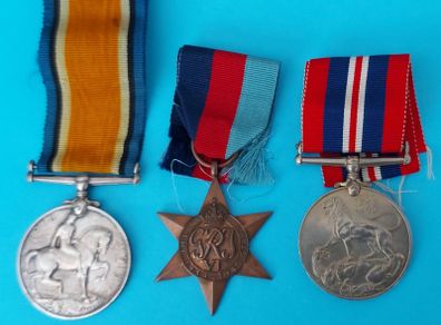 World War 1&2 War Medals to West Riding Regiment
