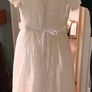 Italian design communion dress, veil, hairpiece, bag, cardigan, shoes & tights Image 8