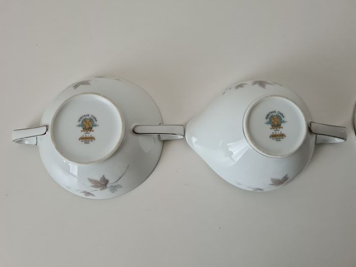 Porcelain Noritake China 6312 Harwood Tureen Sugar bowl milk Jug