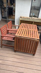 Free outdoor table and chairs from IKEA