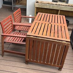 Free outdoor table and chairs from IKEA