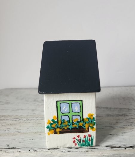 Handcrafted tiny wooden house!