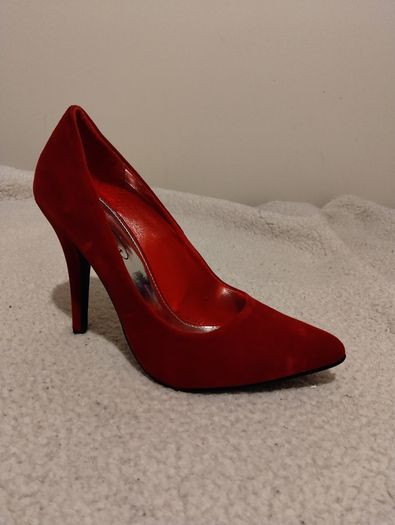 Red Suede Shoes New