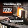 Carbon Steel Forge Tongs with A3 Steel Rivets, for Knife Blades, Long Pieces, Circular Forgings, for Beginner and Seasoned Blacksmiths and Bladesmiths Image 4