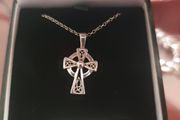 Sterling silver Irish necklace and pendant