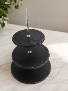 New 3-tier slate cake stand
