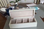 wooden box 4 compartments