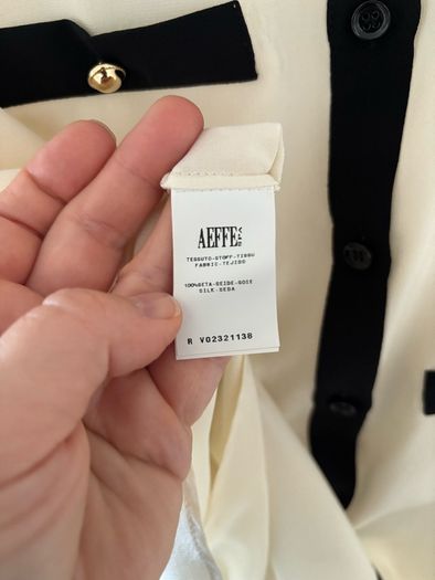 Moschino Long Sleeve Silk Blouse