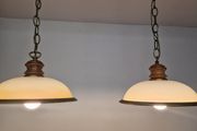 Pair of vintage French ceiling lights