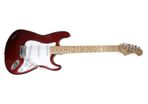 Electric Guitar Strat style Freya ST-1 Candy Apple Red Maple fretboard