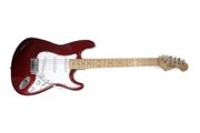 Electric Guitar Strat style Freya ST-1 Candy Apple Red Maple fretboard