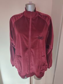 Petrolio velvet burgundy zipped jumper size UK22 EU50 Postage included