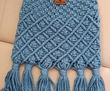 Handmade macrame bag