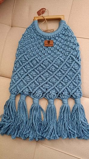 Handmade macrame bag