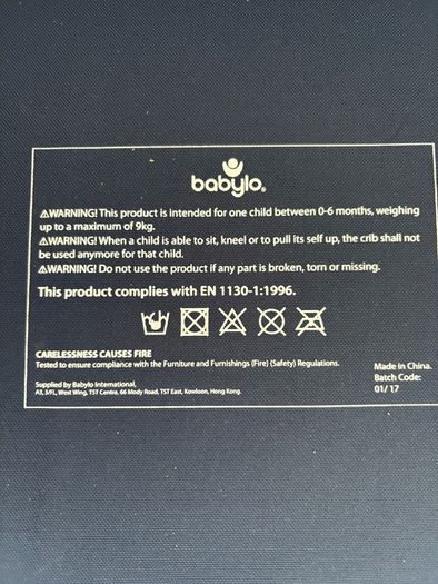 Babylo co sleeper cot