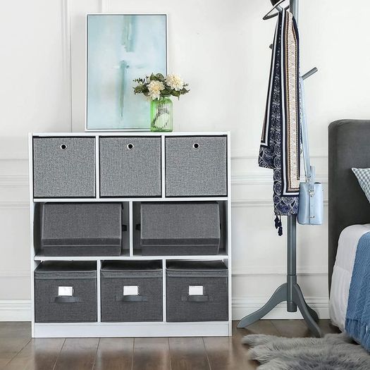 Set of 2 Storage Boxes with Magnetic Hinged Lid - Free Delivery Nationwide