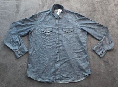 Canali Pearl Snap Button Silk Shirt Mens Extra Large XL