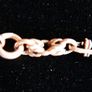 Victorian  heavy real 9 Carat Gold Albert or Necklace Chain with T-Bar length 20" - 24,3g Image 7