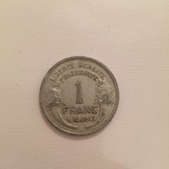1949-1977 French 1 franc's