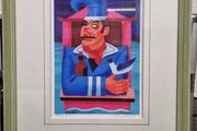 PUNCH AT SEA limited edition print