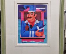 PUNCH AT SEA limited edition print