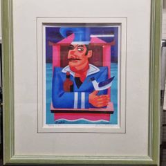 PUNCH AT SEA limited edition print