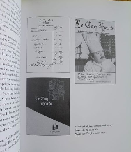 Le Coq Hardi the story of John Howard and his Restaurant hardback with dustcover in good condition with some signs of wear on the dustcover FREE STANDARD POSTAGE INCLUDED
