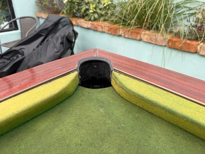 7' x 4' slate pool table