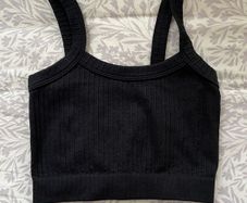 black crop top