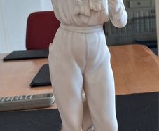 antique bisque statue