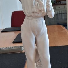 antique bisque statue